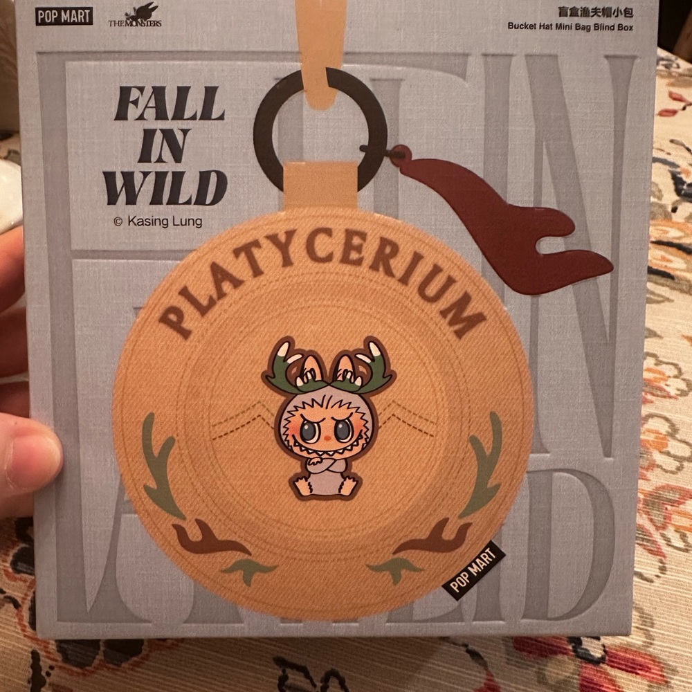 Pop Mart Fall in Wild Platycerium bucket hat clip
